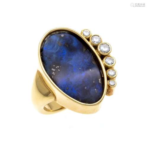 Opal-brilliant ring GG 750/000