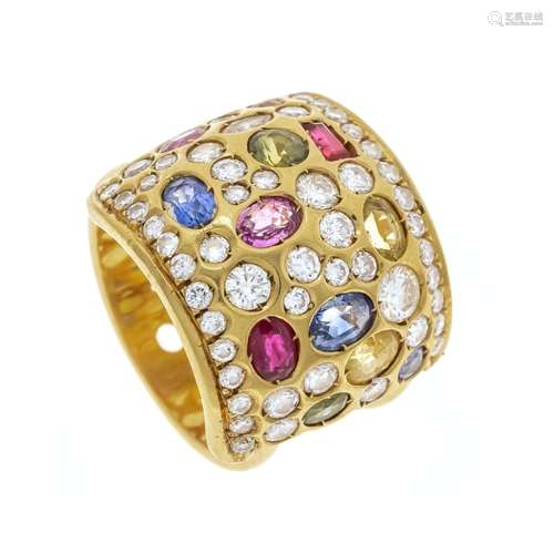 Multicolor diamond ring GG 750