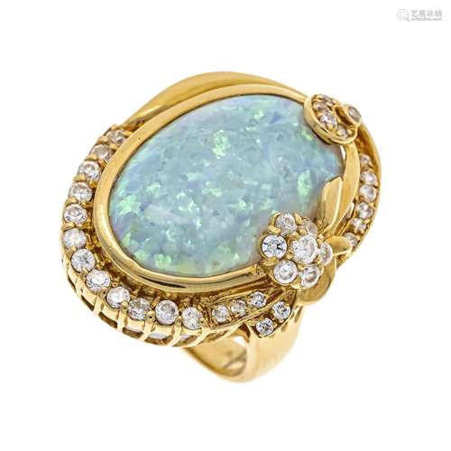 Opal-brilliant ring GG 585/000