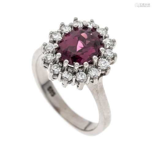 Spinel-brilliant ring WG 585/0