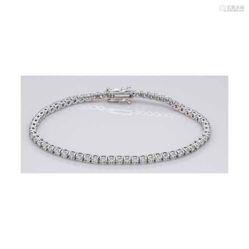 Tennis diamond bracelet WG 750