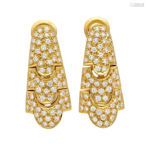 Brilliant clip earrings GG 750