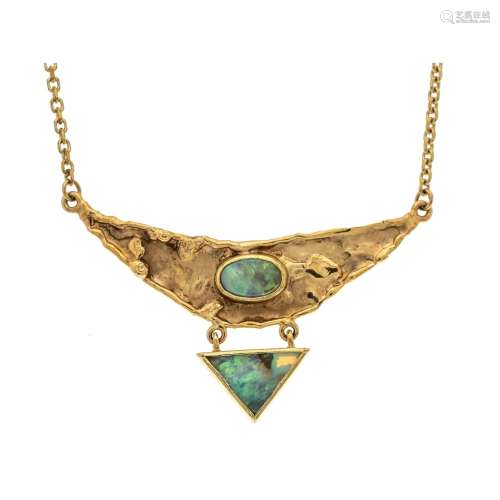 Opal necklace GG 585/000 with