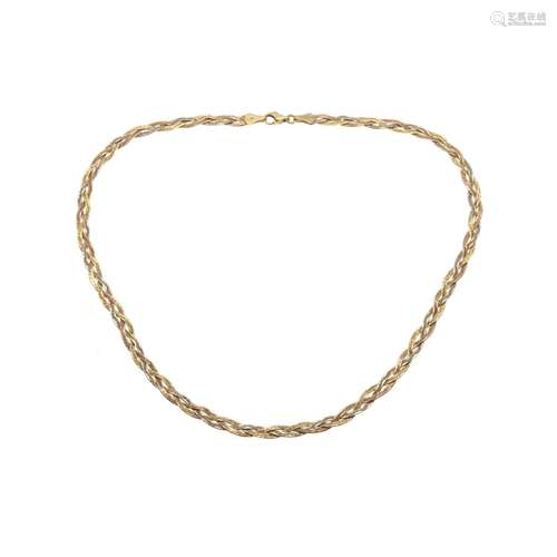 Filigree tricolor necklace GG/