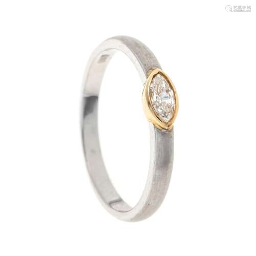 Diamond ring WG/GG 585/000 wit