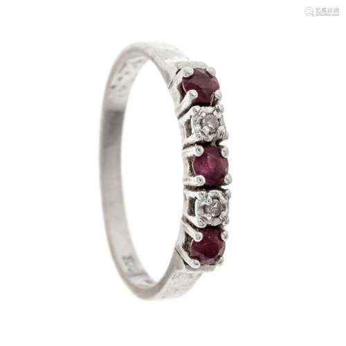 Ruby-brilliant ring WG 585/000