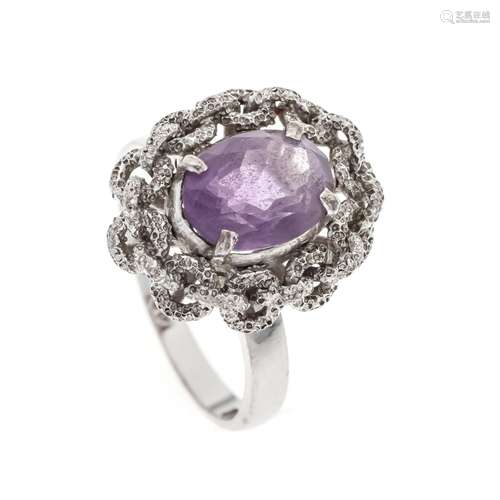 Amethyst ring WG 750/000 with