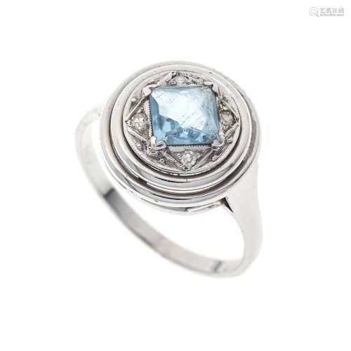 Gemstone-diamond ring WG 585/0