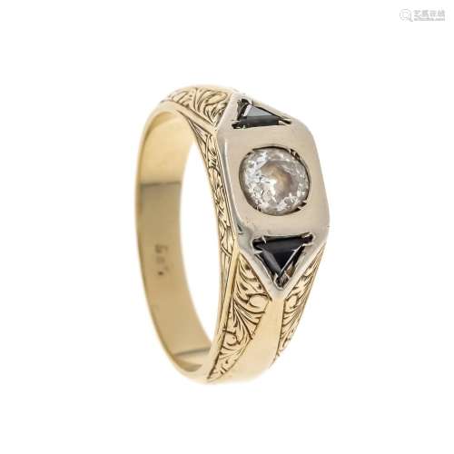 Old-cut diamond ring GG/WG 585