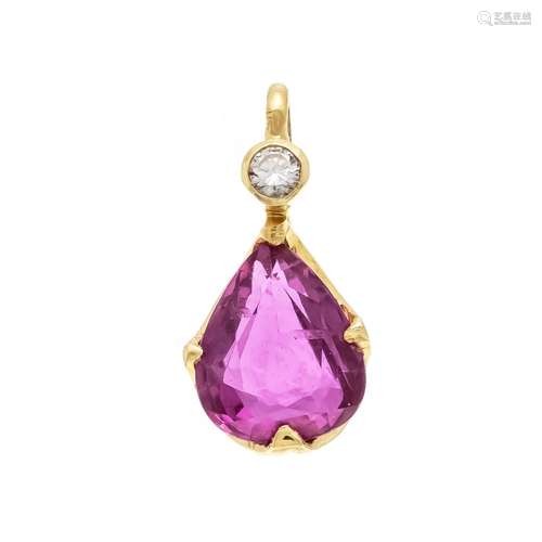 Ruby-brilliant pendant GG 750/