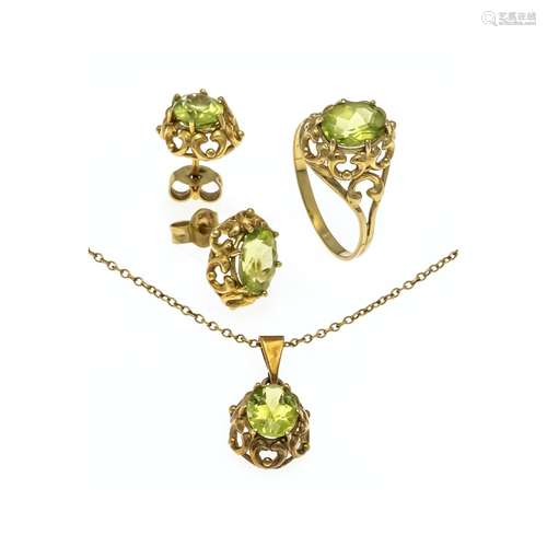 3-piece peridot set GG 333/000