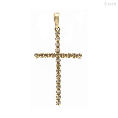 Diamond cross pendant GG 585/0