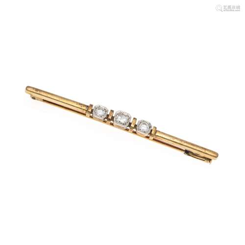 Art Deco bar pin GG/WG 585/000