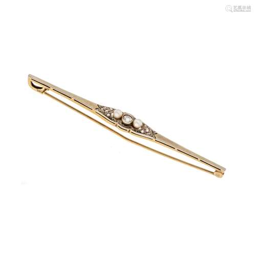 Art Deco bar pin GG 585/000 wi