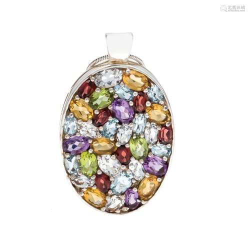 Multicolor pendant silver 925/