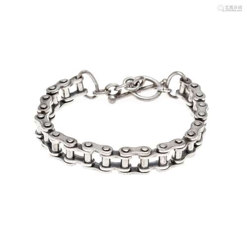 Bracelet bicycle chain silver