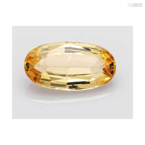 Imperial Topaz 4,47 ct, oval f
