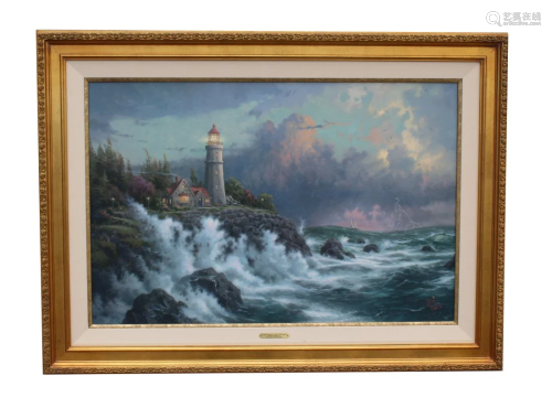 Thomas Kinkade "Conquering the Storms"