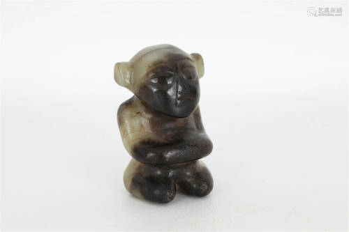 Chinese Archaistic Jade Figure