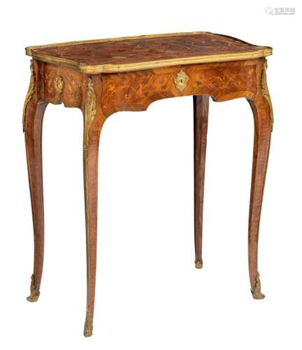 A fine Napoleon III occasional table, signed 'P. Sormani, Pa...