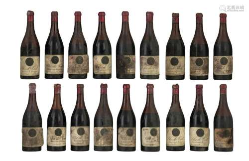 A collection of 18 bottles Clos de Tart, Grand vin de Bourgo...