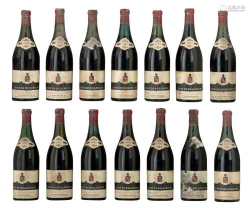 A collection of 14 bottles of CÙtes-du-Rhone, CuvÈe de Belle...