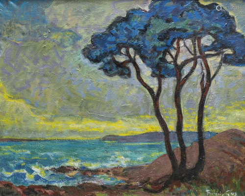 François GOS (1880-1975),"Pin à Saint Fiet" circa ...