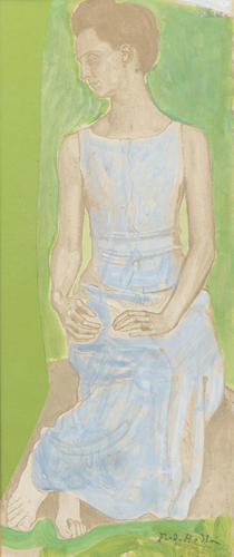 Ferdinand HODLER (1853-1918) "Figure de l'heure sa...