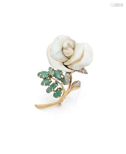 Broche-clip en or 18K (7