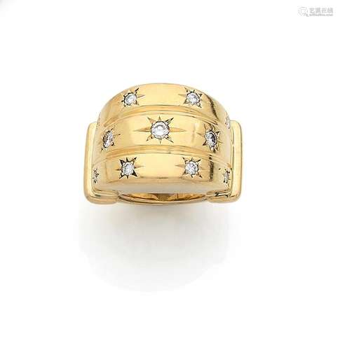 Large bague en or 18K (7