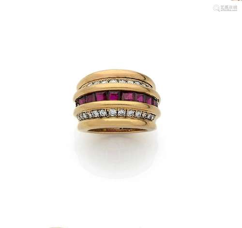 Large bague en or 18K (7