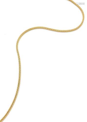 Long collier en or 18K (