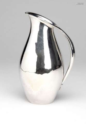 A Danish silver jug