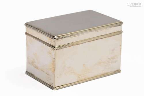 A Dutch silver small box