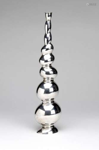 A Dutch silver vase/ candlestick