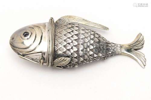 A fine Dutch silver "Besamim" spice container in t...