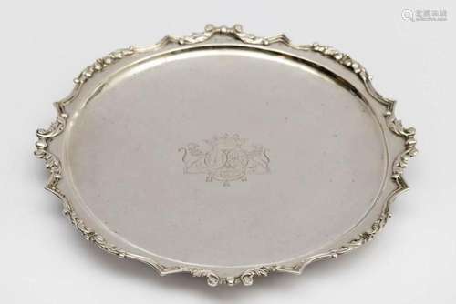 A silver salver, Groningen