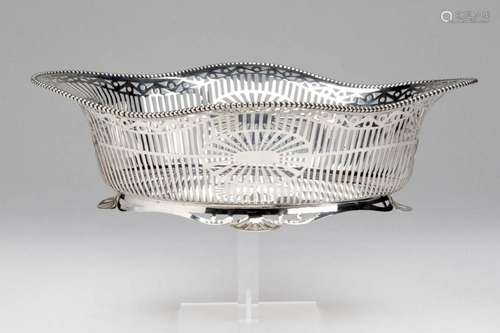 A Dutch silver bread basket