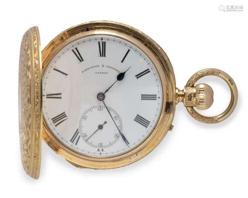 A rare and fine 18k gold pocketwatch with repetition, by Par...