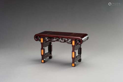 A MINIATURE MING-STYLE ALTAR TABLE, REPUBLIC PERIOD