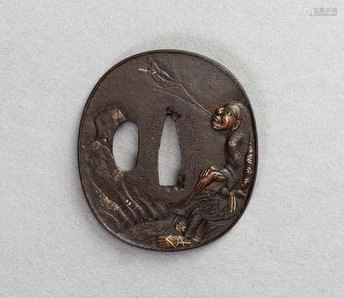 CHORENSAI MINAMOTO: A TSUCHIMEJI TSUBA OF TEKKAI