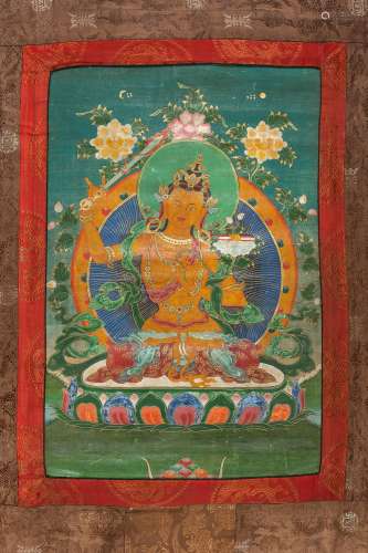 A THANKGA OF MANJUSHRI