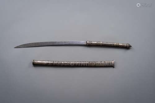 A BURMESE DHA SWORD, 19TH CENTURY