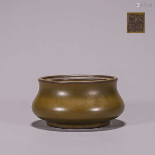 Tea-Dust Glaze Censer