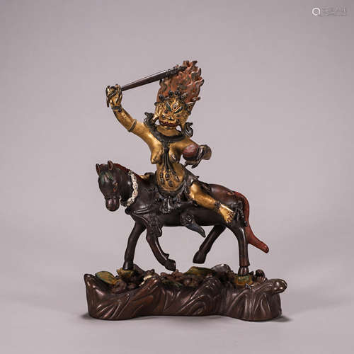 Gilt-Bronze Figure of Jambhala