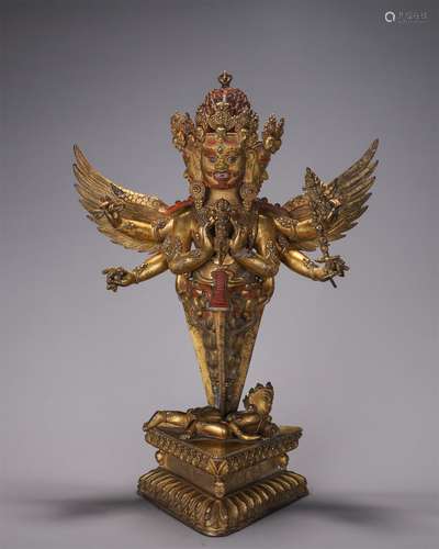 Gilt-Bronze Figure of Phurpa