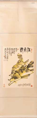 Qian Zhangwu (1923-2002), a Chinese scroll painting