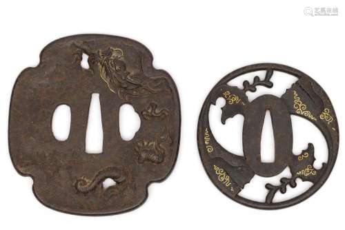 Two Japanese Tsuba