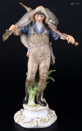 Meissen fisherman 1st choice, 1860 - 1924, Fischer 1.Wahl,