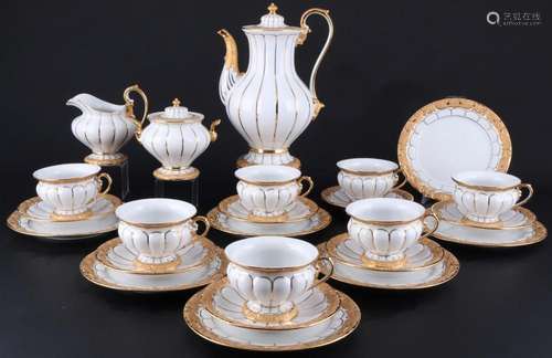 Meissen X-Form coffee service for 7 persons, Kaffeeservice f...